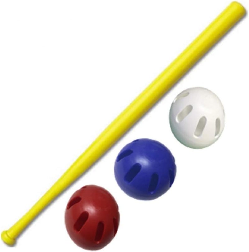 WIFFLE ® Ball U.S.A Set - 32" ® Bat with Red, White, and Blue Official Balls - 4 Pack Now Includes Our Dare to Soar® Wristband! - Image 1
